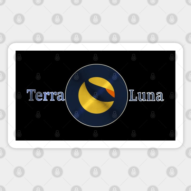 Terra Luna Crypto Fan Magnet by  EnergyProjections